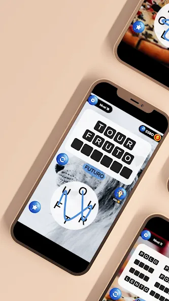 Conecta - Juego de Palabras (Сонекта) [МОД: Бесконечные деньги, Монеты и Мега MOD] Screenshot 2