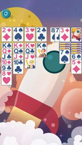 Solitaire Space™ (Солярис Спейс) [МОД: Меню, Бесконечные монеты и Открытые уровни] Screenshot 3