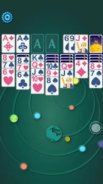 Solitaire Space™ (Солярис Спейс) [МОД: Меню, Бесконечные монеты и Открытые уровни] Screenshot 4