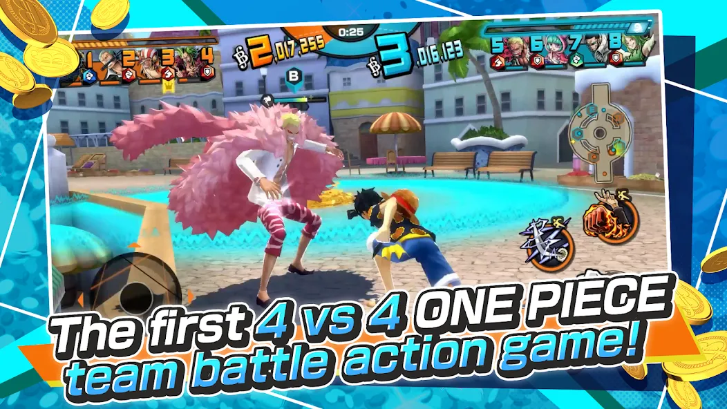 ONE PIECE Bounty Rush (ВАН ПИС Баунти Раш) [МОД: Много денег, Монет и Все открыто] Screenshot 2