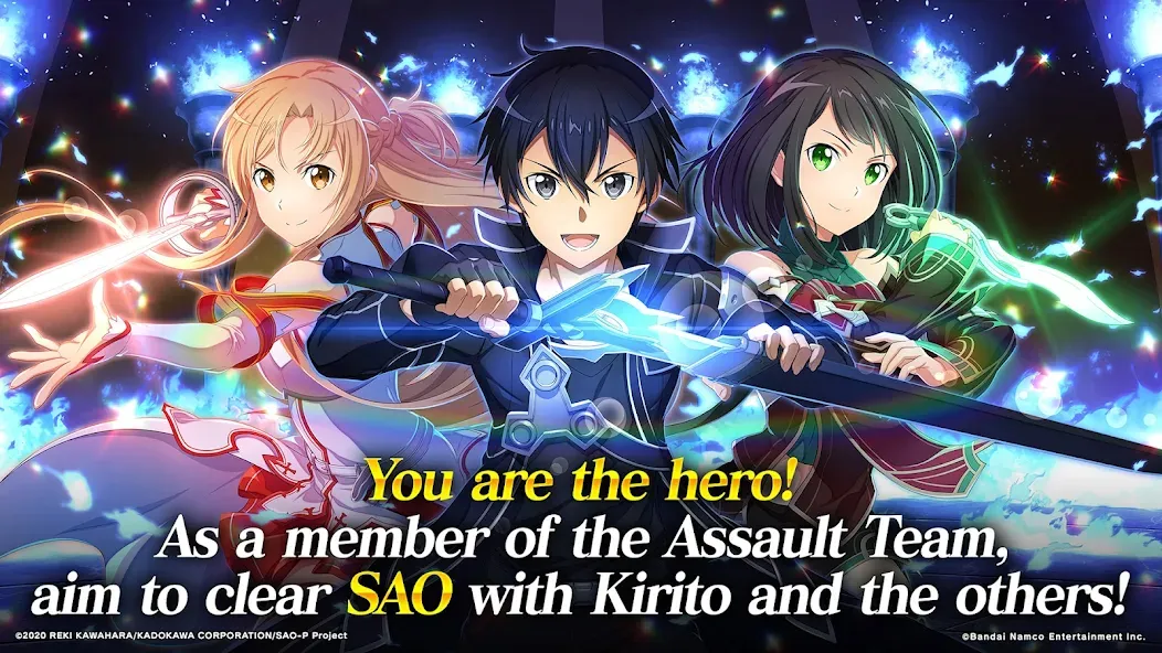 SAO Integral Factor - MMORPG (САО Интегральный Фактор) [МОД: Много монет, Открытые уровни и Мега MOD] Screenshot 1