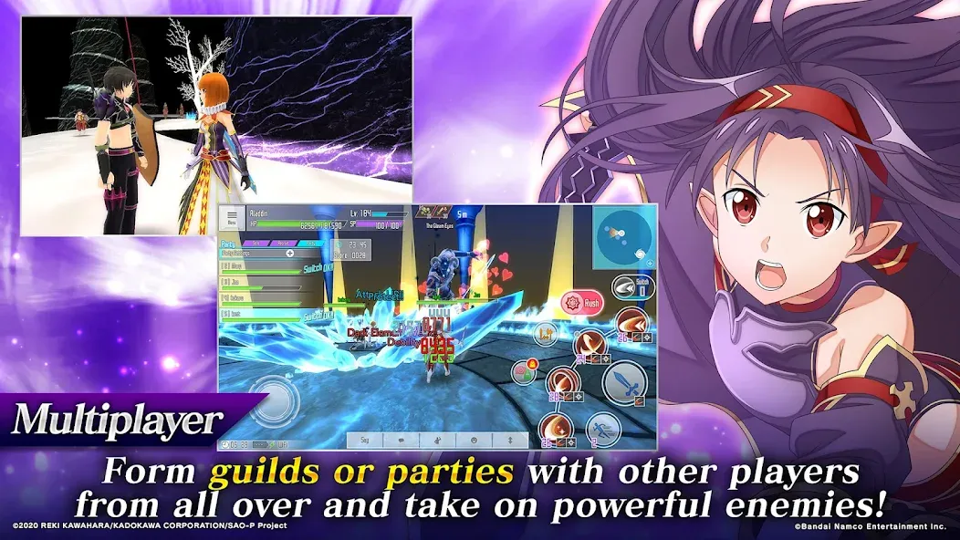 SAO Integral Factor - MMORPG (САО Интегральный Фактор) [МОД: Много монет, Открытые уровни и Мега MOD] Screenshot 5