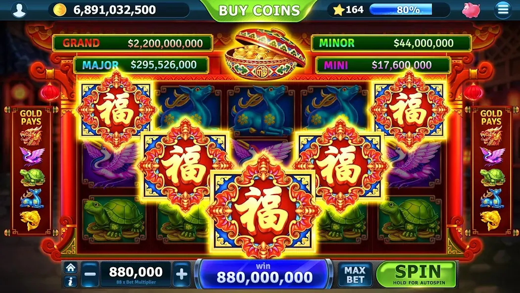Slots of Vegas (Слоты Вегаса) [МОД: Все открыто, Дополнительные деньги и Меню MOD] Screenshot 1