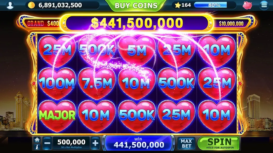 Slots of Vegas (Слоты Вегаса) [МОД: Все открыто, Дополнительные деньги и Меню MOD] Screenshot 2