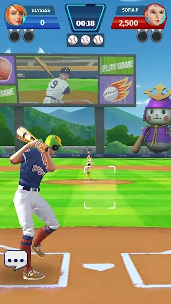 Baseball Club: PvP Multiplayer (Бейсбольный клуб) [МОД: Все открыто, Дополнительные деньги и Меню MOD] Screenshot 4