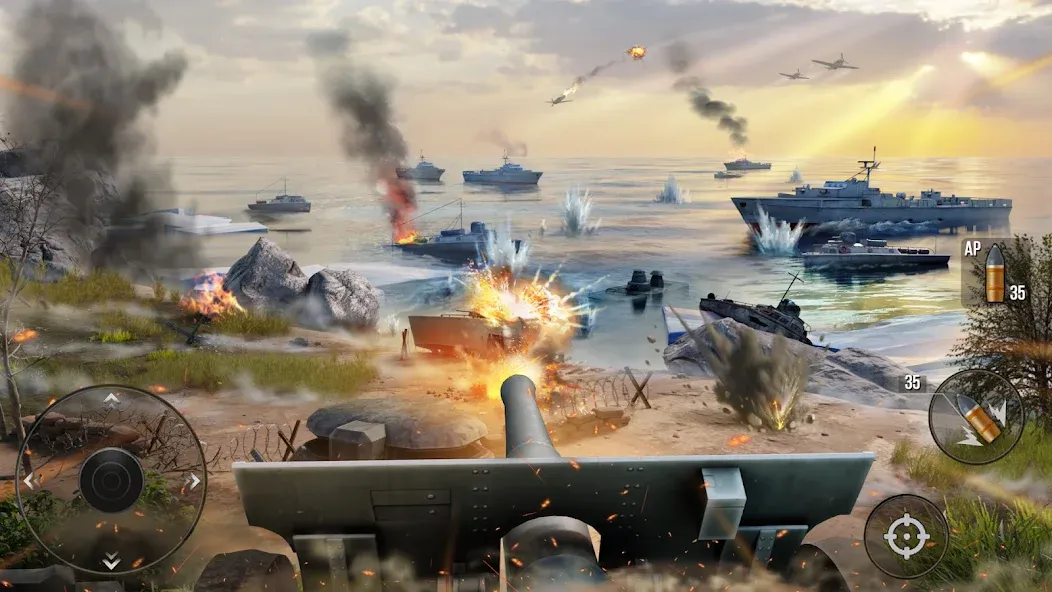 World of Artillery: Cannon War (Ворлд оф Артиллери) [МОД: Много монет, Открытые уровни и Мега MOD] Screenshot 2
