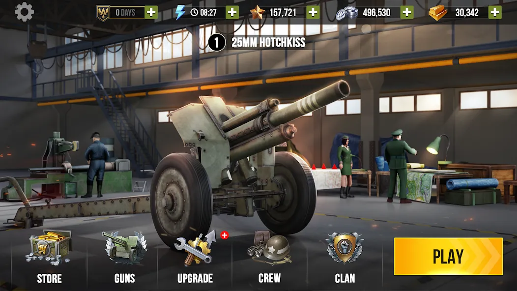 World of Artillery: Cannon War (Ворлд оф Артиллери) [МОД: Много монет, Открытые уровни и Мега MOD] Screenshot 4