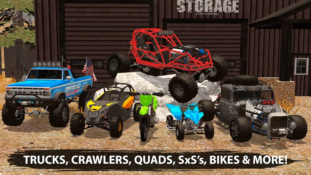 Offroad Outlaws (Оффроуд Аутлоус) [МОД: Все открыто, Дополнительные деньги и Меню MOD] Screenshot 1