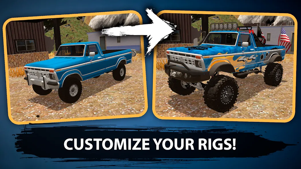 Offroad Outlaws (Оффроуд Аутлоус) [МОД: Все открыто, Дополнительные деньги и Меню MOD] Screenshot 3