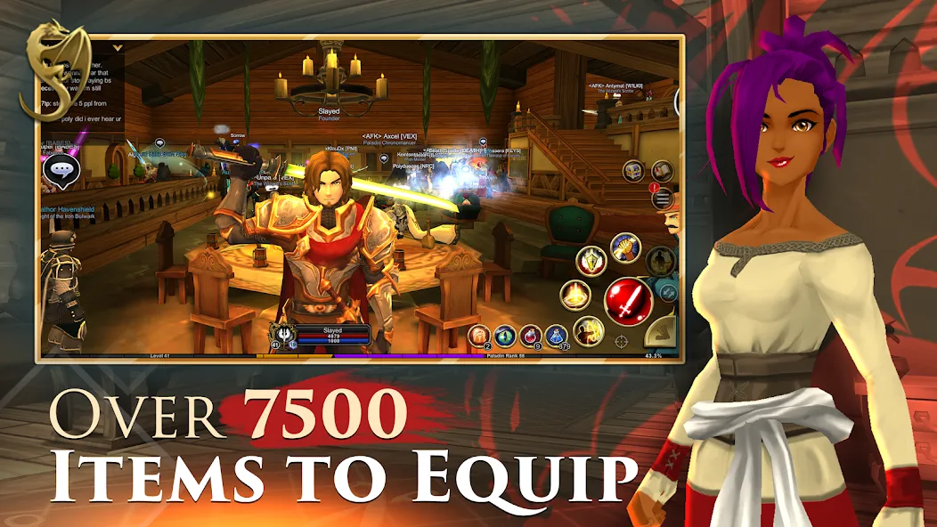AdventureQuest 3D MMO RPG (АдвенчурКвест 3Д ММО РПГ) [МОД: Много денег, Монет и Все открыто] Screenshot 4
