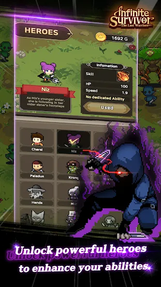 InfiniteSurvival:LastWarriors [MOD: Все открыто] - Скриншот 2