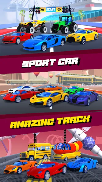 Car Race 3D — Racing Master (С  3D  Гонки на автомобилях 3D) [MOD: Меню/Много денег] - Скриншот 3