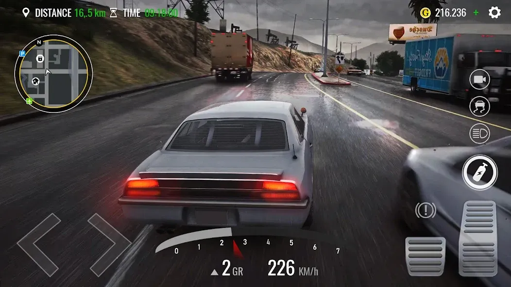 Traffic Driving Car Simulator (Трафик вождения автомобиля симулятор) [МОД: Меню, Бесконечные монеты и Открытые уровни] Screenshot 3