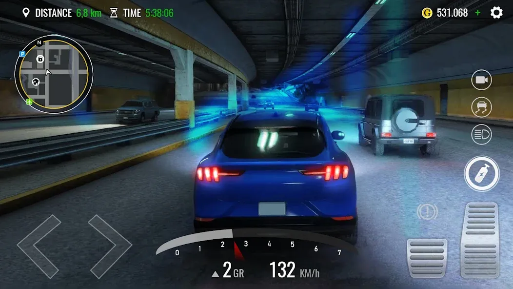 Traffic Driving Car Simulator (Трафик вождения автомобиля симулятор) [МОД: Меню, Бесконечные монеты и Открытые уровни] Screenshot 5