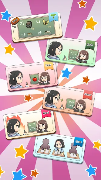 My Korean Teacher : Quiz [MOD: Бесконечные деньги] - Скриншот 2