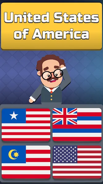 Geography: Flags Quiz Game [МОД: Бесконечные деньги, Монеты и Мега MOD] Screenshot 1