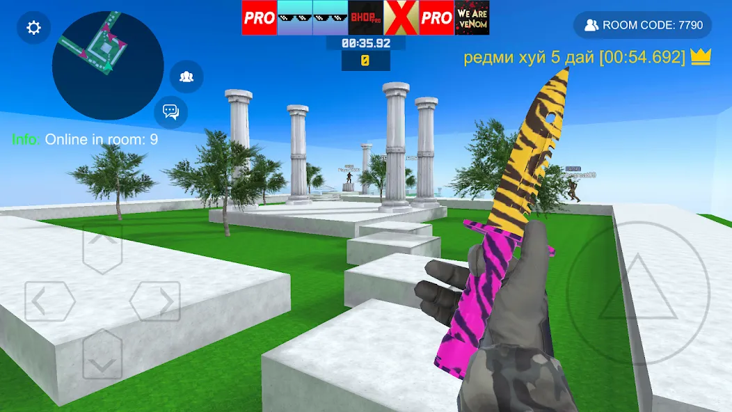 bhop pro (бхоп про) [МОД: Меню, Бесконечные монеты и Открытые уровни] Screenshot 3
