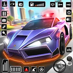 Скачать Police Car Kids Driving Game (Кидс Полис Геймс) [МОД: Много монет, Открытые уровни и Мега MOD] | Взлом Police Car Kids Driving Game на Андроид