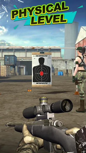 Gun Shooting Range [МОД: Много денег, Монет и Все открыто] Screenshot 2