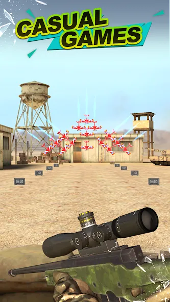 Gun Shooting Range [МОД: Много денег, Монет и Все открыто] Screenshot 3
