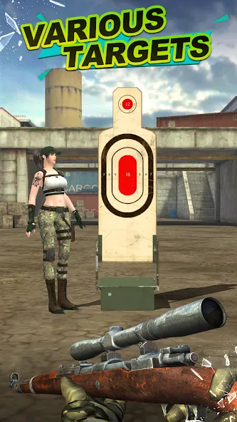 Gun Shooting Range [МОД: Много денег, Монет и Все открыто] Screenshot 4