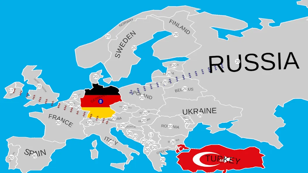 Country War (Кантри Вар) [МОД: Много монет, Открытые уровни и Мега MOD] Screenshot 5