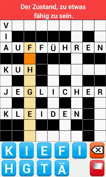 Kreuzworträtsel Deutsch [MOD: Все разблокировано] - Скриншот 1