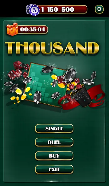 Thousand Dice [МОД: Бесконечные деньги, Монеты и Мега MOD] Screenshot 1