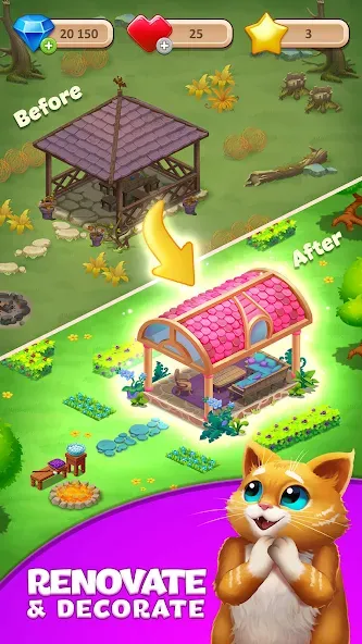 Tile Yard: Matching Game (Тайл Ярд) [MOD: Все разблокировано] - Скриншот 5