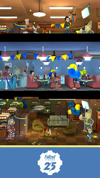 Fallout Shelter (Фоллаут Шелтер) [МОД: Все открыто, Дополнительные деньги и Меню MOD] Screenshot 1