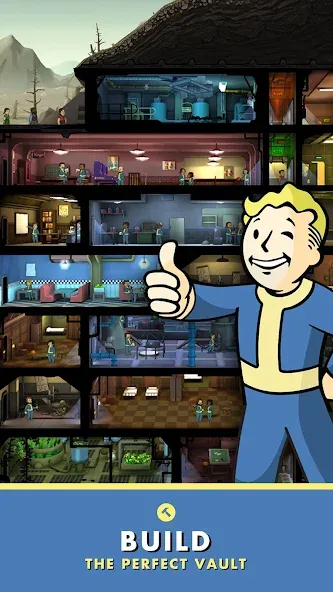 Fallout Shelter (Фоллаут Шелтер) [МОД: Все открыто, Дополнительные деньги и Меню MOD] Screenshot 4