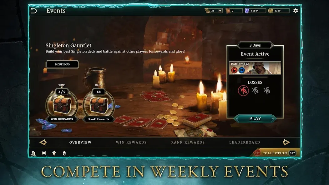 The Elder Scrolls: Legends (Зе Элдер Скроллс) [МОД: Деньги, Монеты и Меню MOD] Screenshot 2