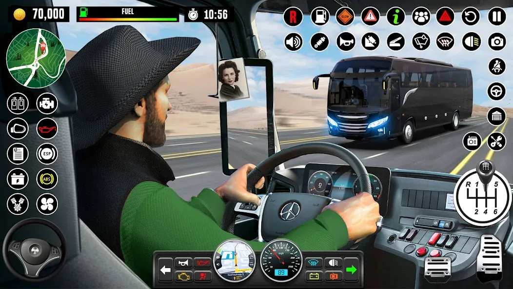 Bus Driving School : Bus Games [МОД: Много денег, Монет и Все открыто] Screenshot 1