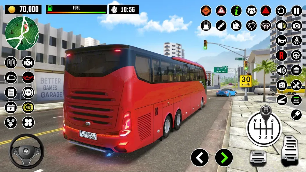 Bus Driving School : Bus Games [МОД: Много денег, Монет и Все открыто] Screenshot 5