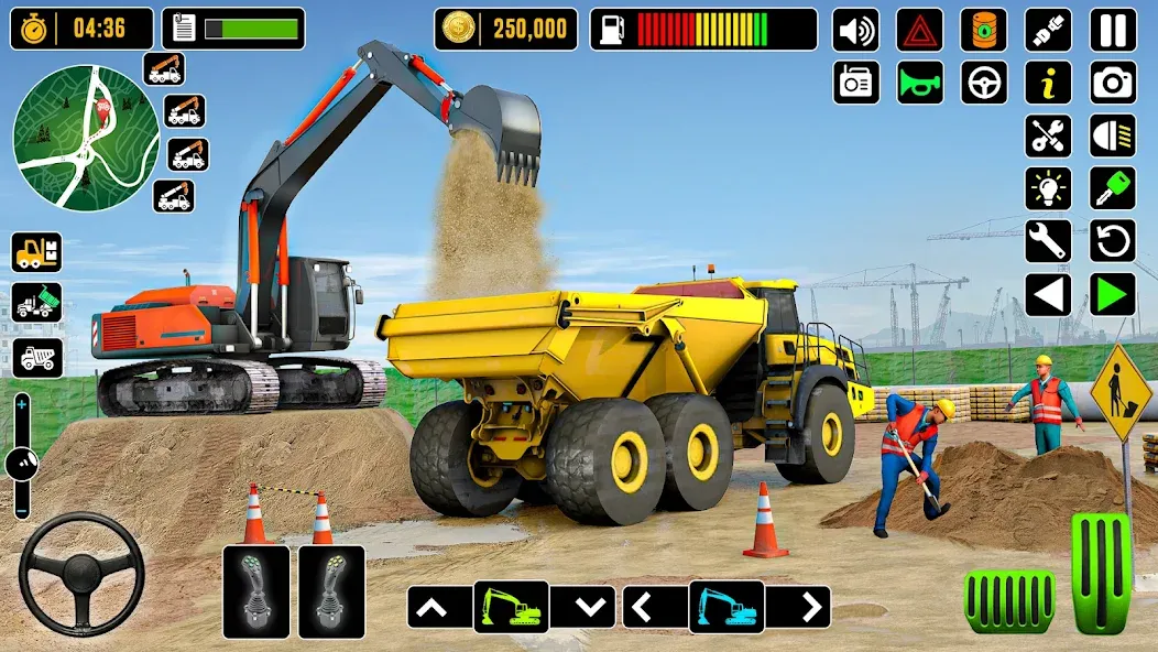 City Road Construction Games (Сити Роад Конструкшн Геймс) [МОД: Много денег, Монет и Все открыто] Screenshot 3