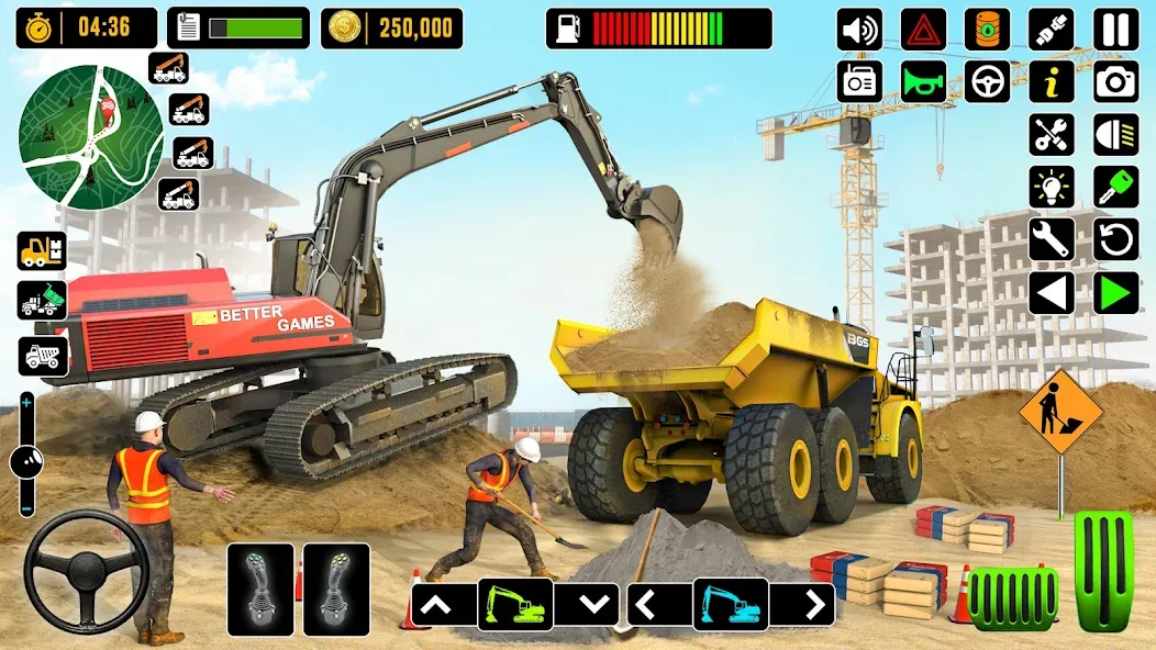 City Road Construction Games (Сити Роад Конструкшн Геймс) [МОД: Много денег, Монет и Все открыто] Screenshot 5