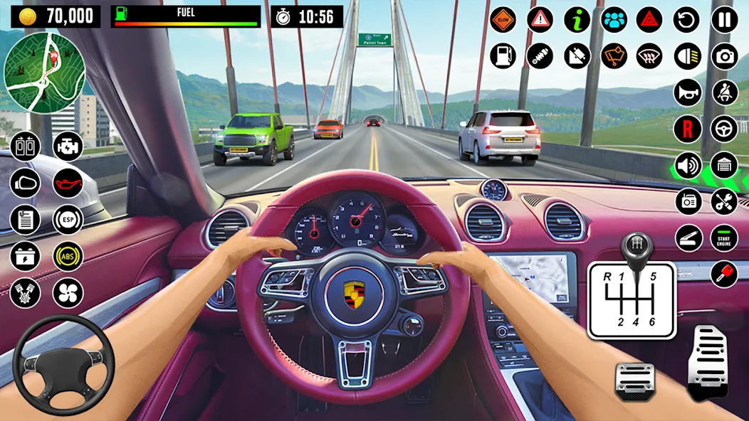 City Driving School Car Games [МОД: Все открыто, Дополнительные деньги и Меню MOD] Screenshot 4