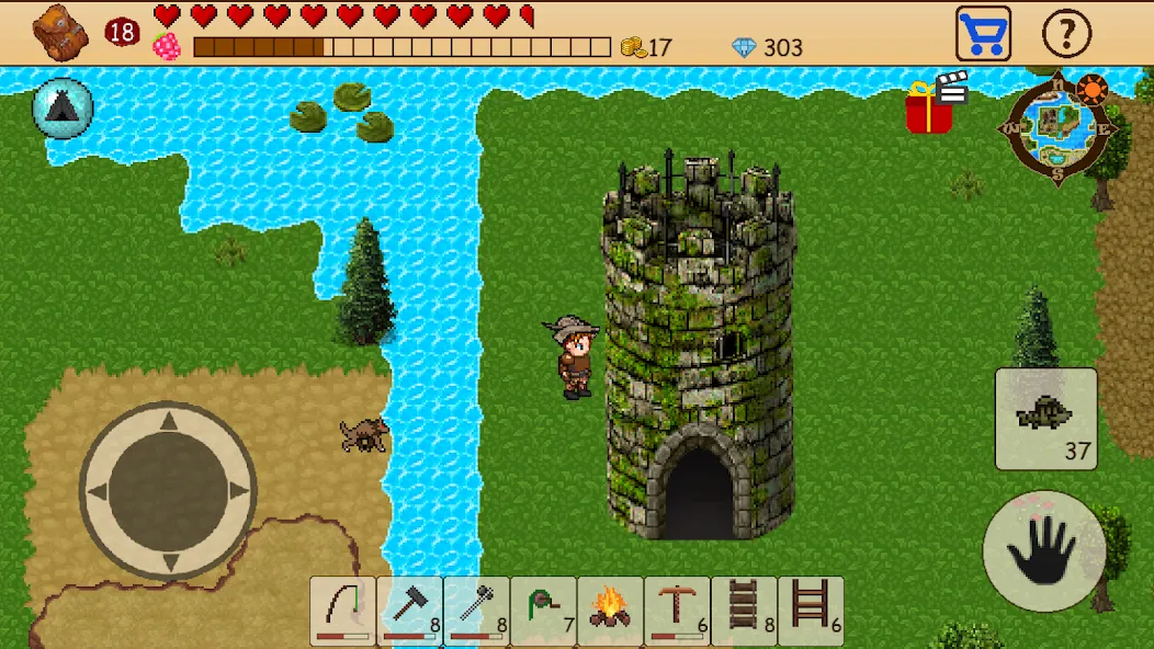 Survival RPG: Open World Pixel (Сурвайвл РПГ) [МОД: Бесконечные деньги, Монеты и Мега MOD] Screenshot 3