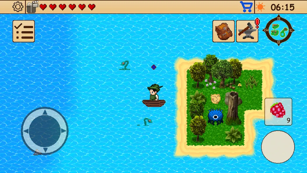 Survival RPG 1: Island Escape (Сурвивал РПГ 1) [МОД: Все открыто, Дополнительные деньги и Меню MOD] Screenshot 1