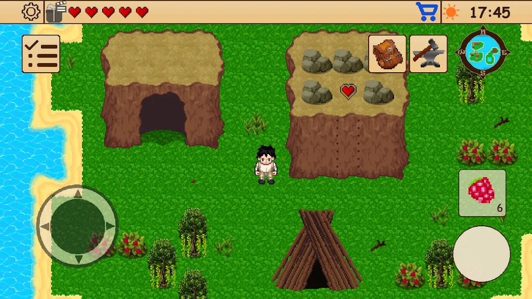 Survival RPG 1: Island Escape (Сурвивал РПГ 1) [МОД: Все открыто, Дополнительные деньги и Меню MOD] Screenshot 3