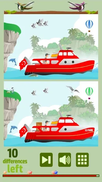 Find 10 Differences [МОД: Бесконечные деньги, Монеты и Мега MOD] Screenshot 3