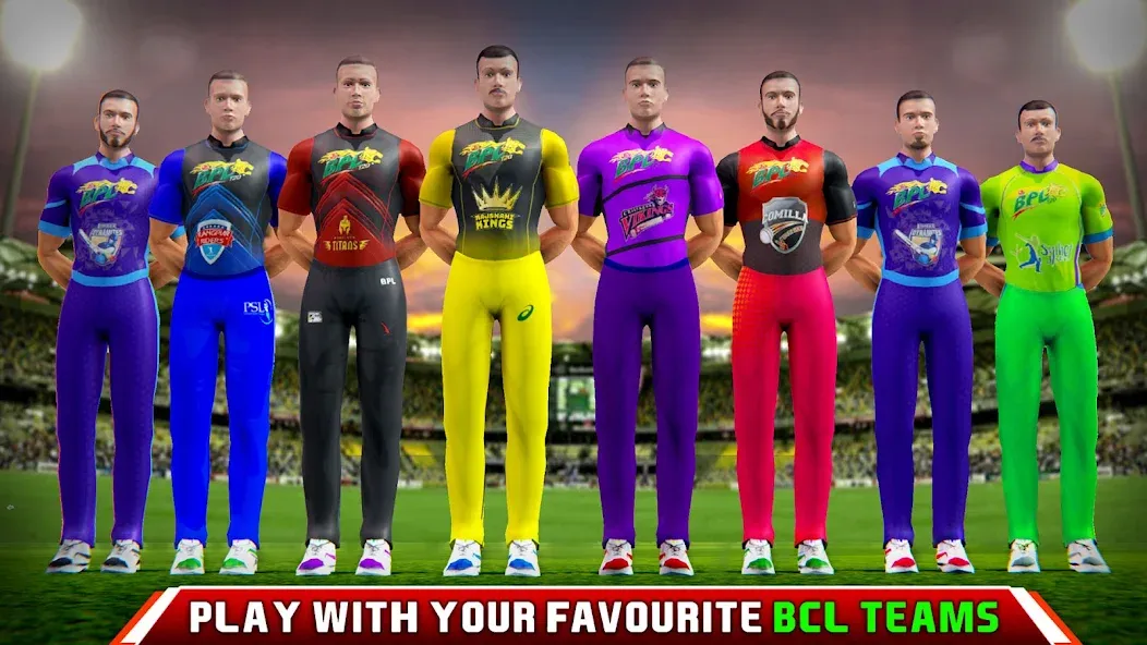 Bangladesh Cricket T20 Game (Бангладеш Крикет Лиг) [МОД: Деньги, Монеты и Меню MOD] Screenshot 1