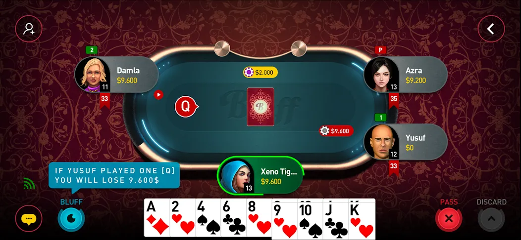 Bluff Game (Блафф Гейм) [МОД: Все открыто, Дополнительные деньги и Меню MOD] Screenshot 3