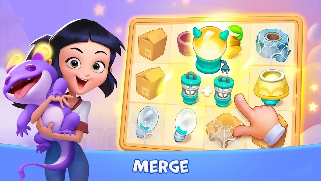 Lucy’s Ville: Fabulous Merge [МОД: Много монет, Открытые уровни и Мега MOD] Screenshot 2