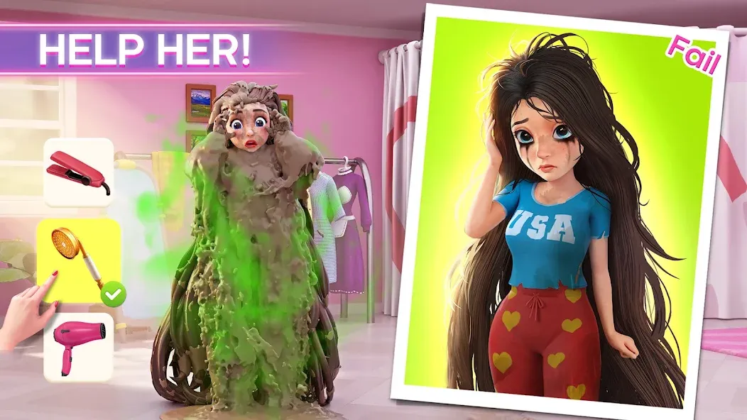 Project Makeover (Проджект Мейковер) [МОД: Много денег, Монет и Все открыто] Screenshot 1