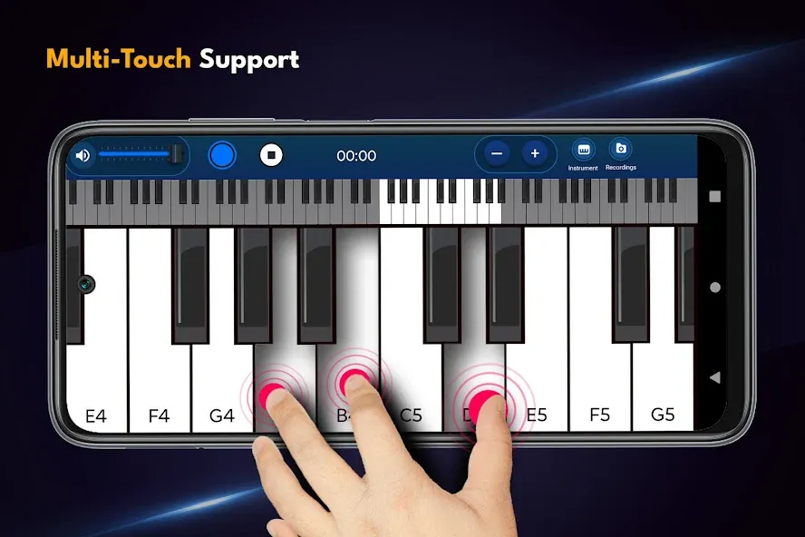 Real Piano Keyboard [МОД: Много монет, Открытые уровни и Мега MOD] Screenshot 2