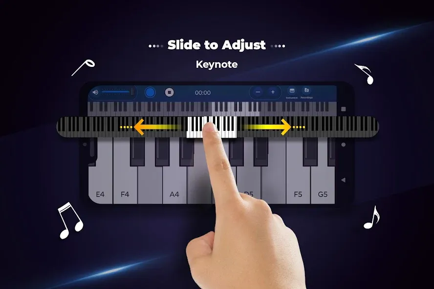 Real Piano Keyboard [МОД: Много монет, Открытые уровни и Мега MOD] Screenshot 3