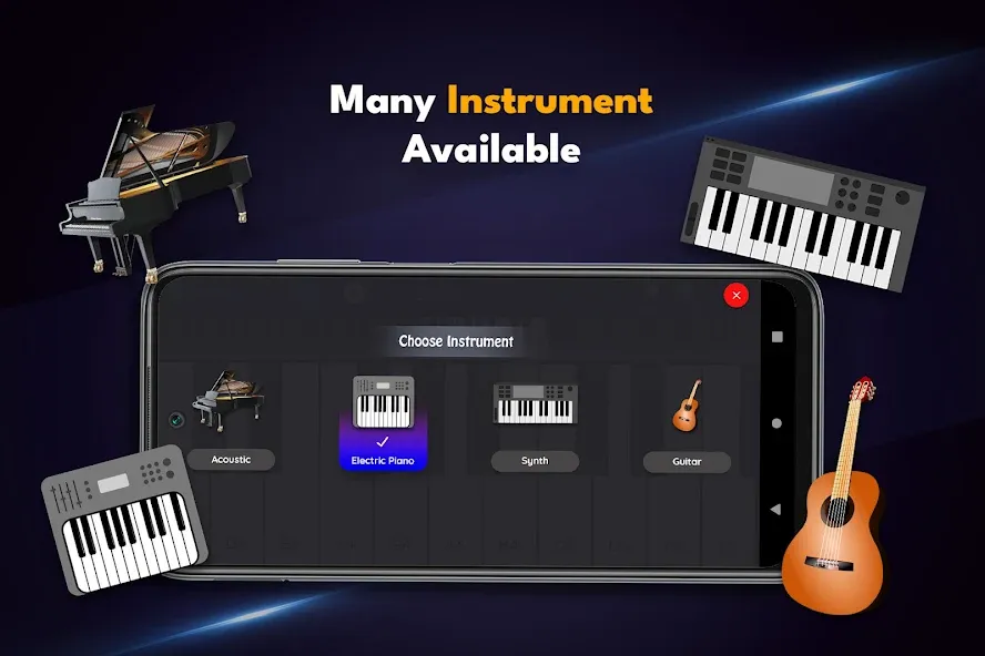 Real Piano Keyboard [МОД: Много монет, Открытые уровни и Мега MOD] Screenshot 5