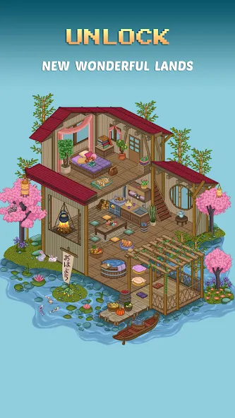Pixel Art - Color House (Пиксель) [МОД: Меню, Бесконечные монеты и Открытые уровни] Screenshot 1