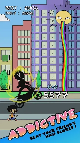 Summer Wheelie (Саммер Уили) [МОД: Меню, Бесконечные монеты и Открытые уровни] Screenshot 1